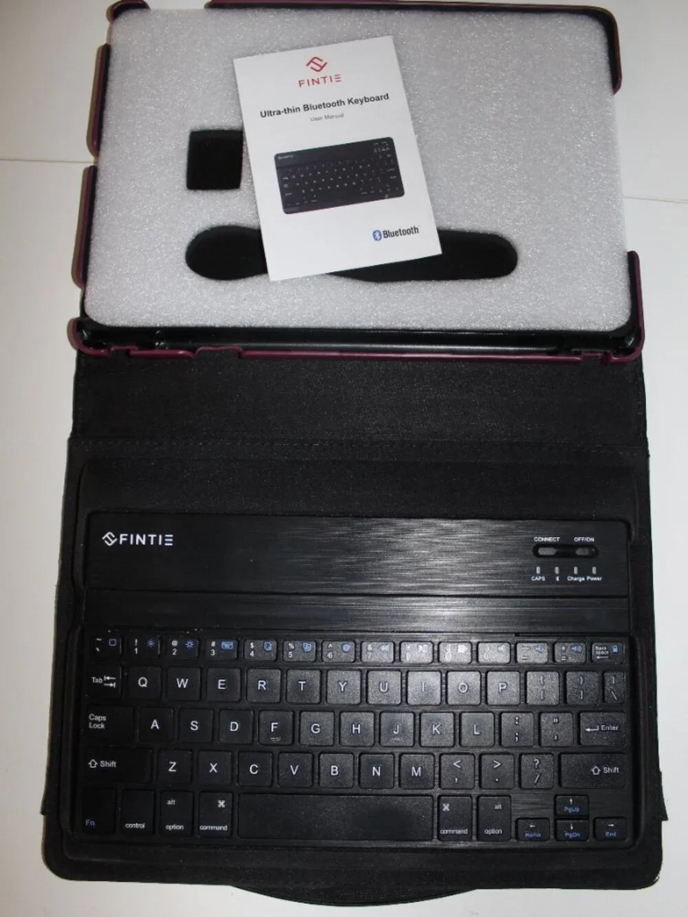 Fintie Rotating Case for iPad 10.2 9th 8th & Air 5th Cover w/ Bluetooth Keyboard